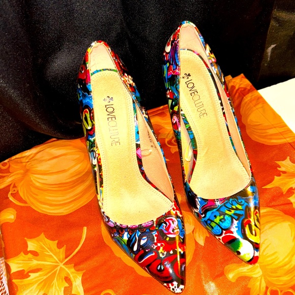 Love Culture Shoes Graffiti Inspired Shoes Poshmark